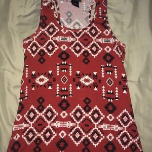 Tribal wet seal tank top